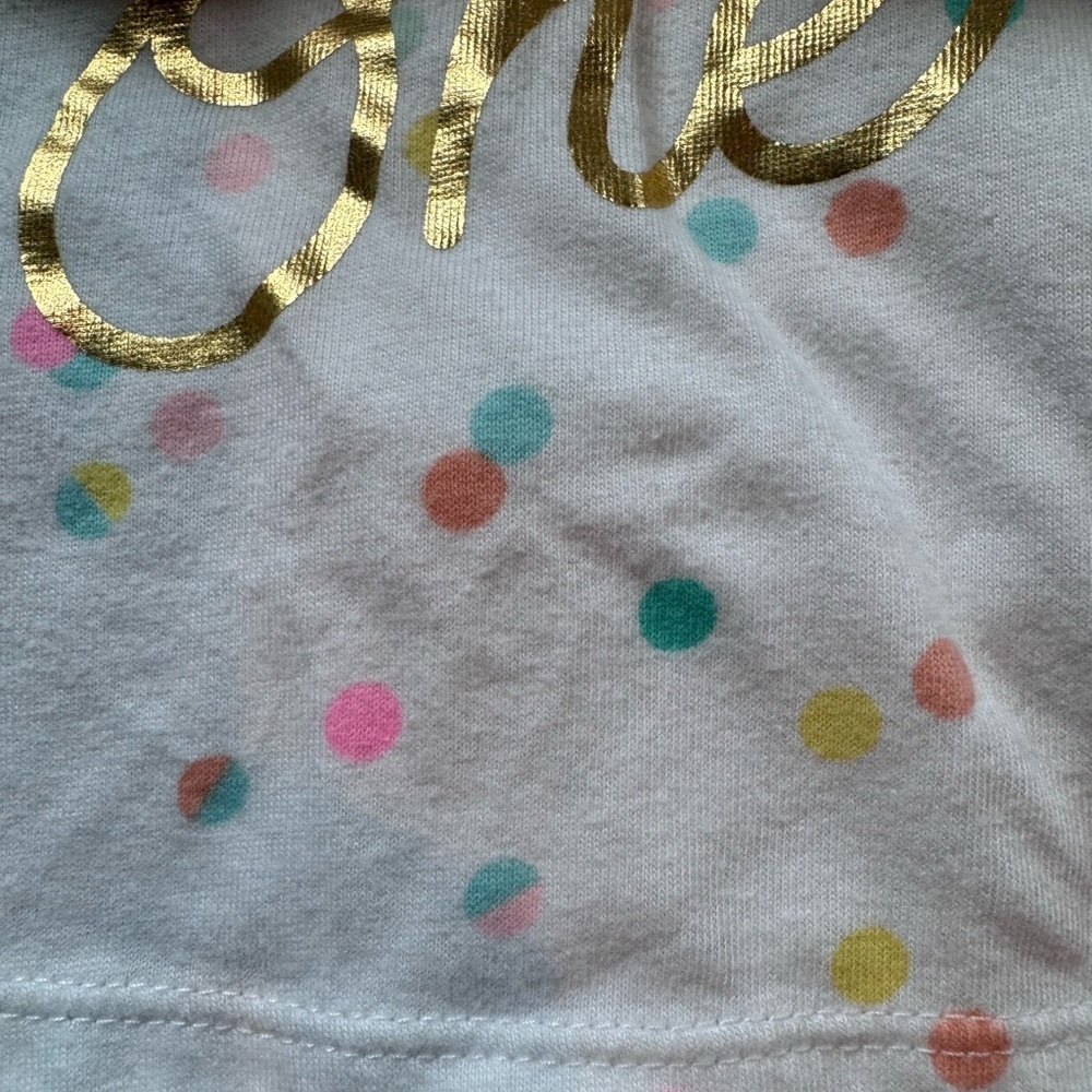 Baby Girl outfit Polka dot graphic Tanktop & Pink Leggings Set – Size 12 Months - Picture 7 of 7